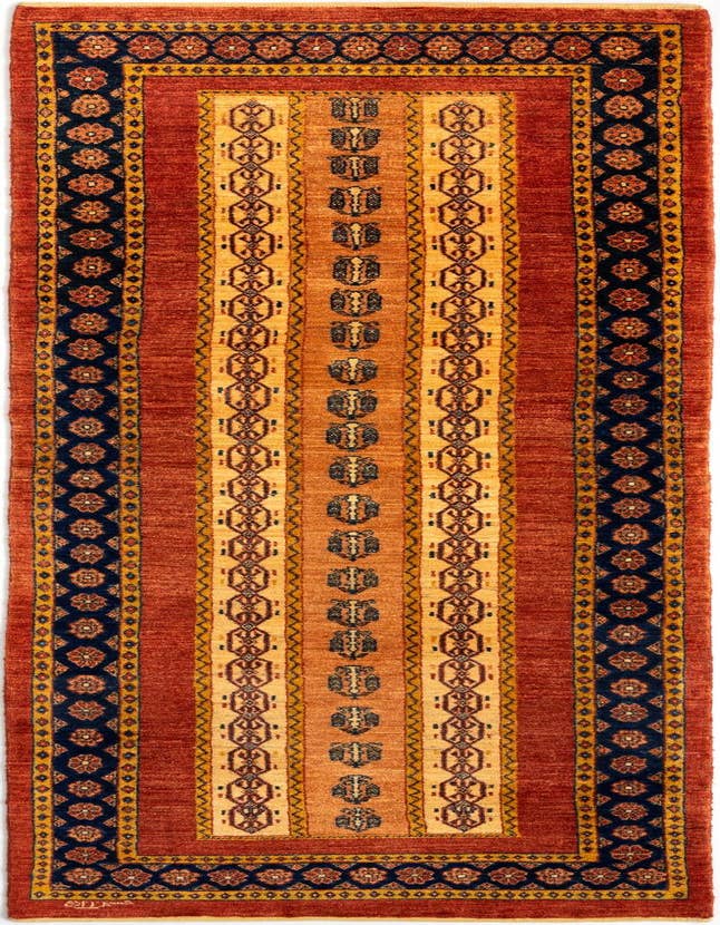 Detail image of 2' 11 x 9' 7 Luribaft Wool Runner Rug