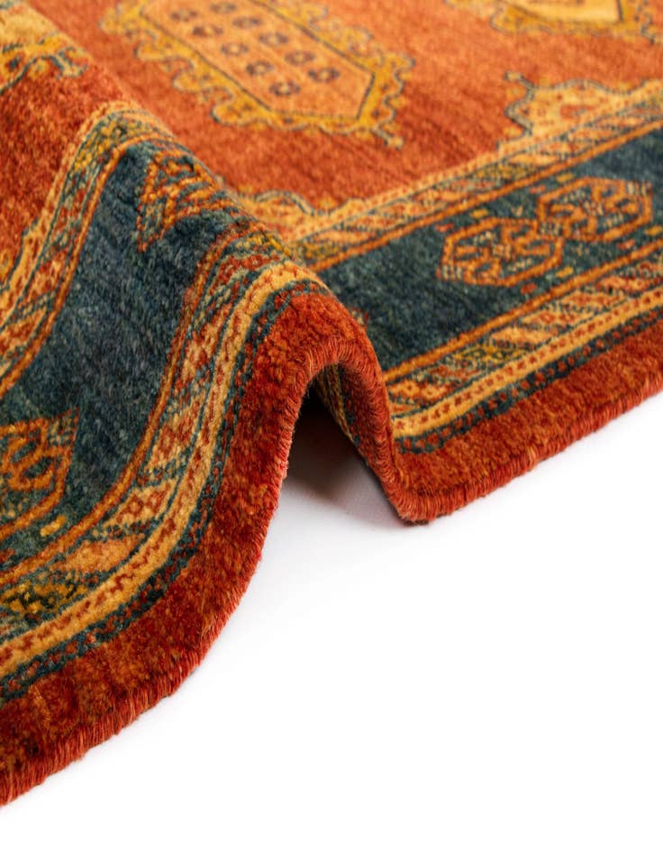 Detail image of 2' 10 x 12' 8 Luribaft Wool Runner Rug