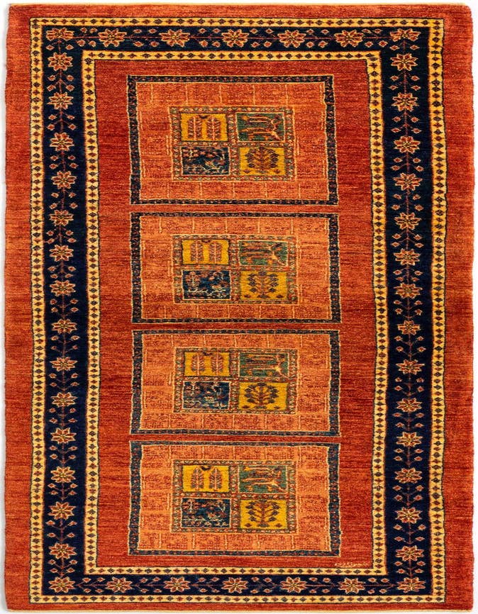 Detail image of 2' 11 x 9' 3 Luribaft Wool Runner Rug
