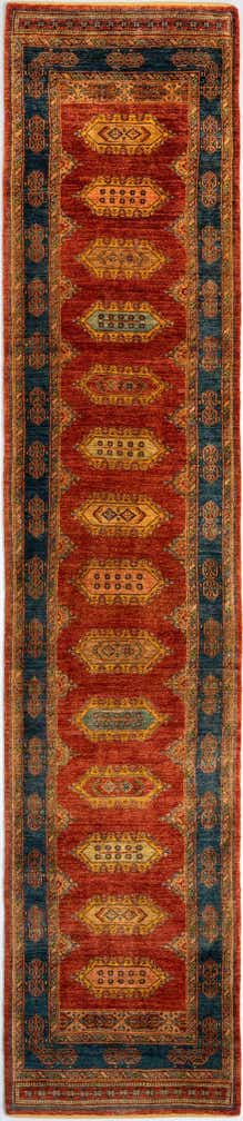 2' 8 x 13' 2 Luribaft Wool Runner Rug