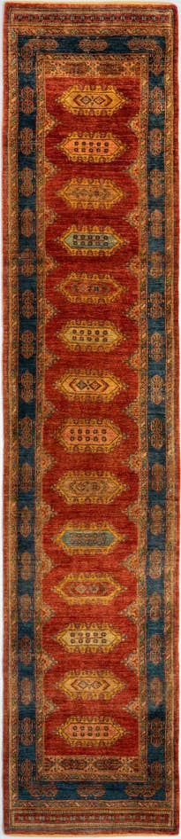 Detail image of 2' 8 x 13' 2 Luribaft Wool Runner Rug