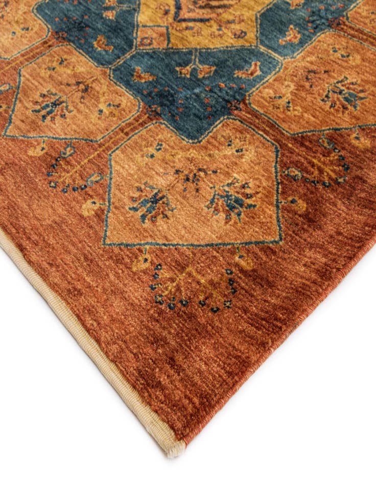 Detail image of 3' x 11' 2 Luribaft Wool Runner Rug