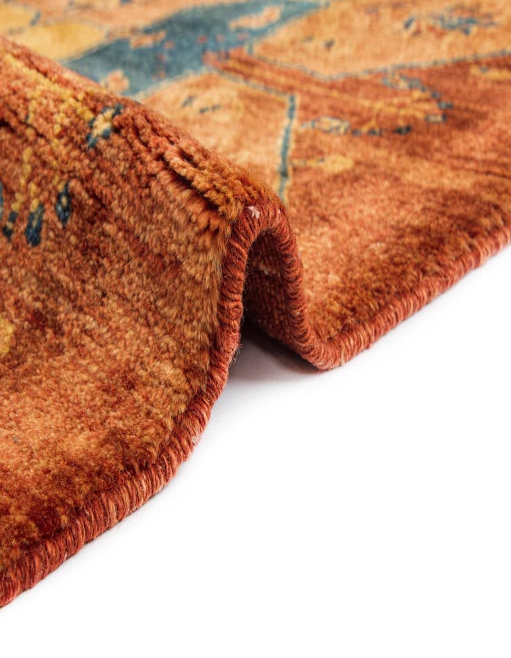 Detail image of 3' x 11' 2 Luribaft Wool Runner Rug