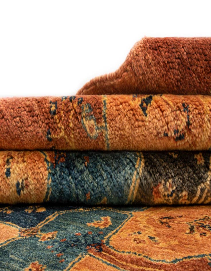 Detail image of 3' x 11' 2 Luribaft Wool Runner Rug