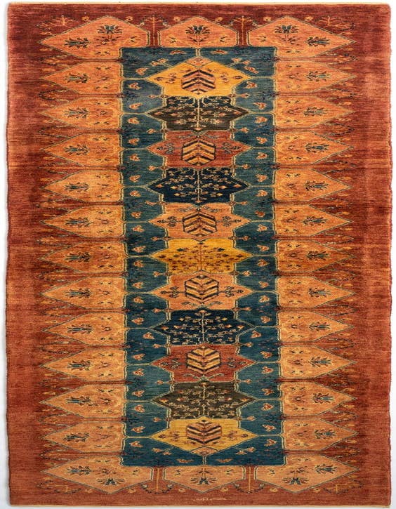 Detail image of 3' x 11' 2 Luribaft Wool Runner Rug