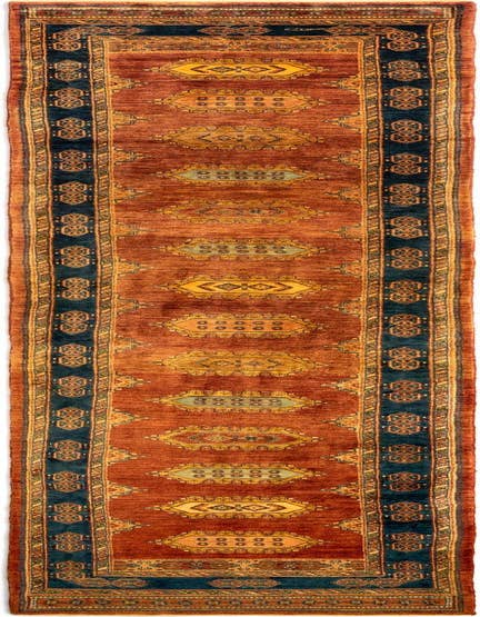 Detail image of 2' 10 x 13' 8 Luribaft Wool Runner Rug