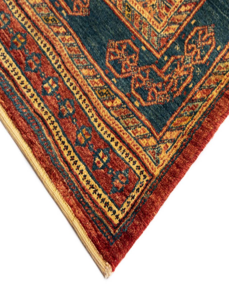 Detail image of 2' 8 x 13' 9 Luribaft Wool Runner Rug