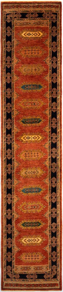 Detail image of 2' 9 x 13' 3 Luribaft Wool Runner Rug