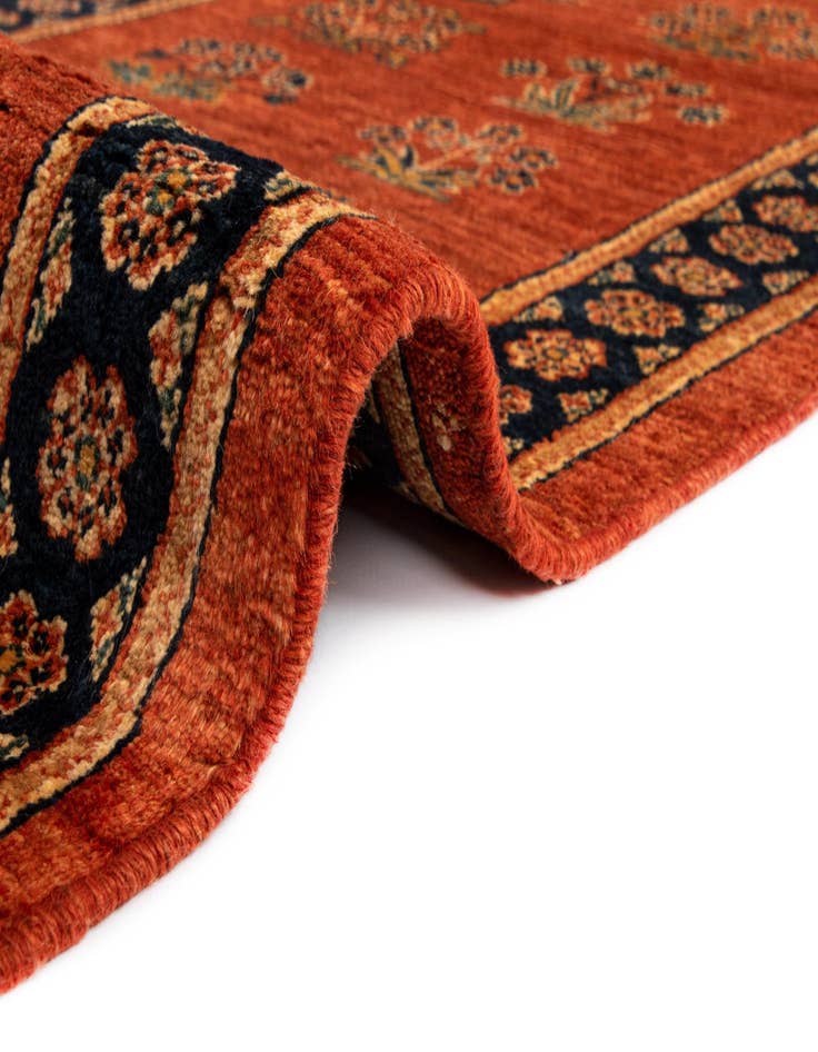 Detail image of 2' 4 x 9' 5 Luribaft Wool Runner Rug