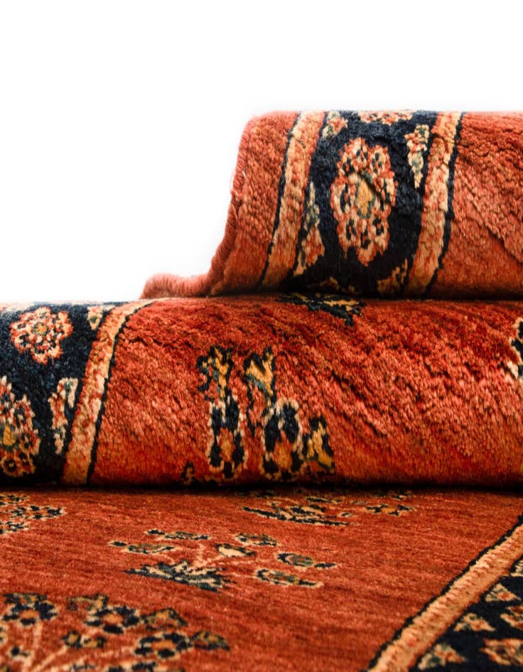 Detail image of 2' 4 x 9' 5 Luribaft Wool Runner Rug