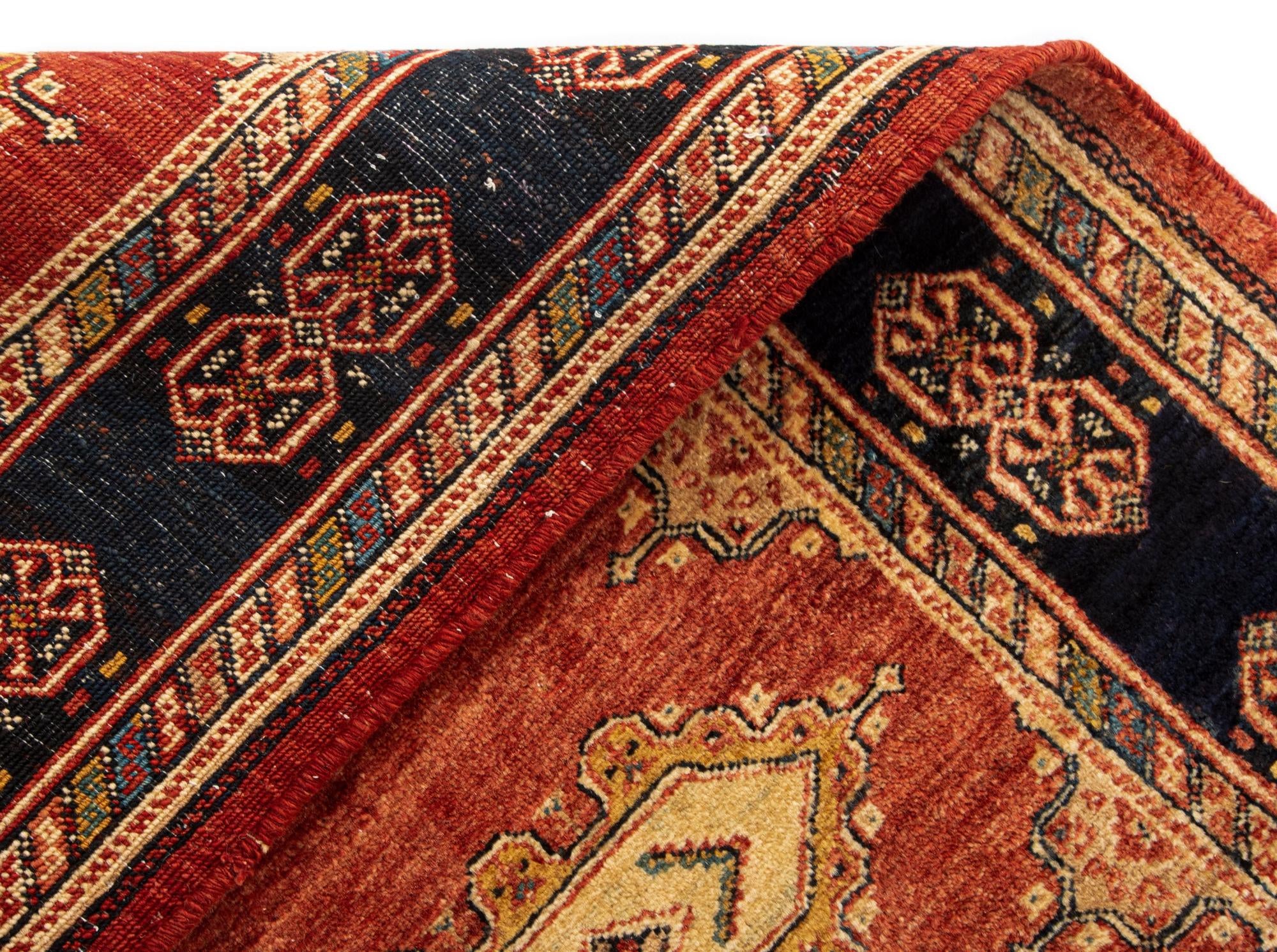 2' 11 x 9' 9 Luribaft Wool Runner Rug