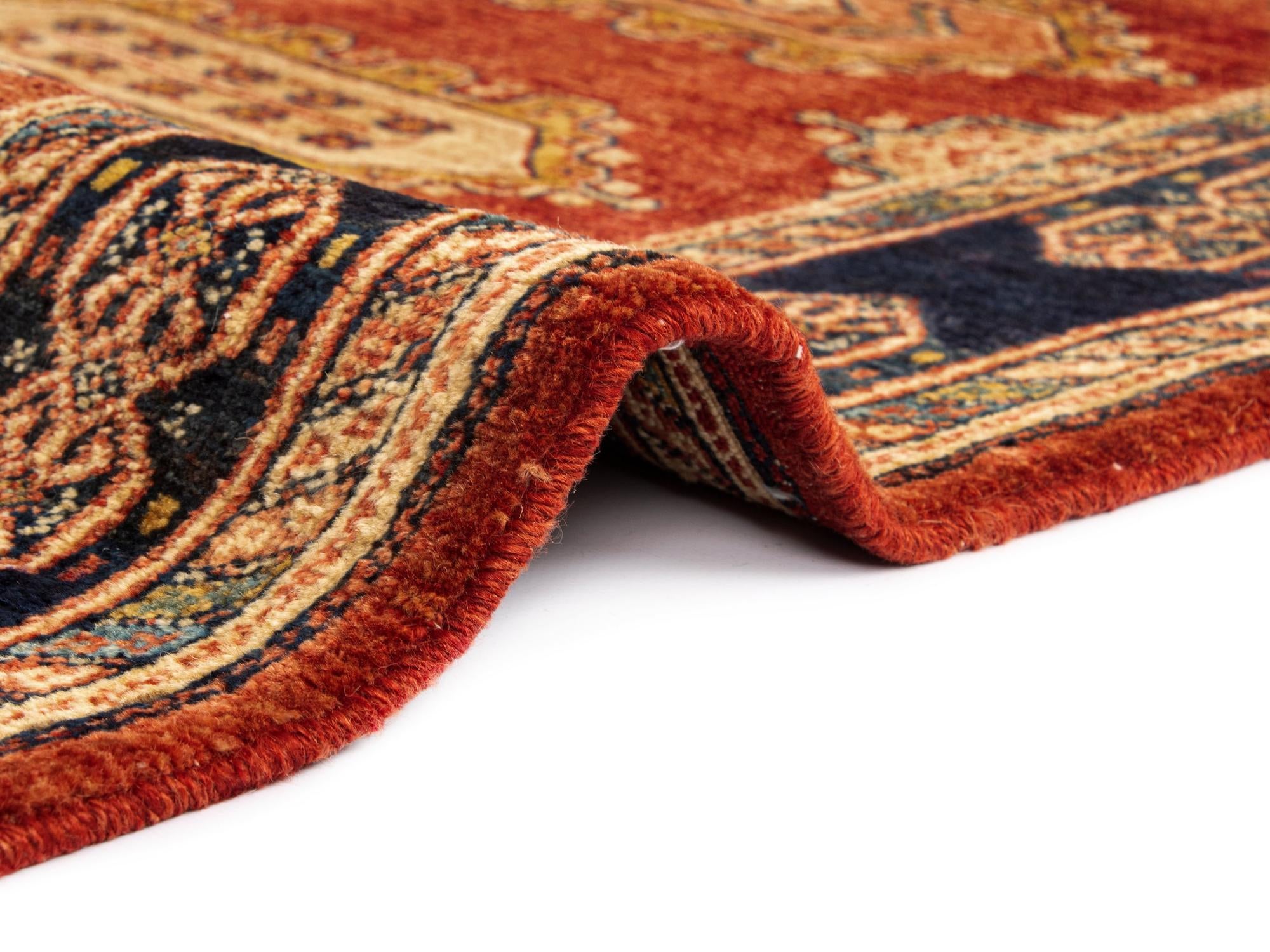 2' 11 x 9' 9 Luribaft Wool Runner Rug