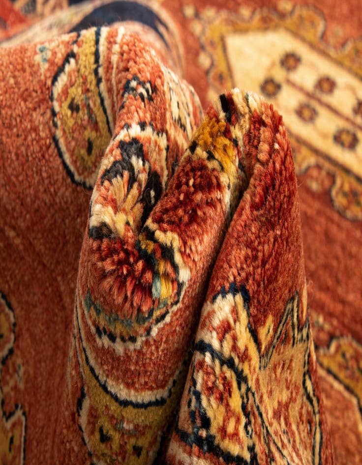 Detail image of 2' 11 x 9' 9 Luribaft Wool Runner Rug