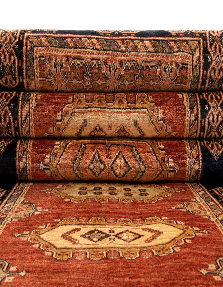 Detail image of 2' 11 x 9' 9 Luribaft Wool Runner Rug