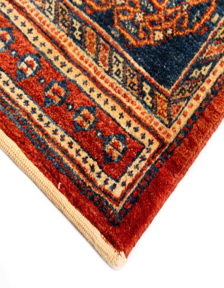Detail image of 2' 8 x 11' 3 Luribaft Wool Runner Rug