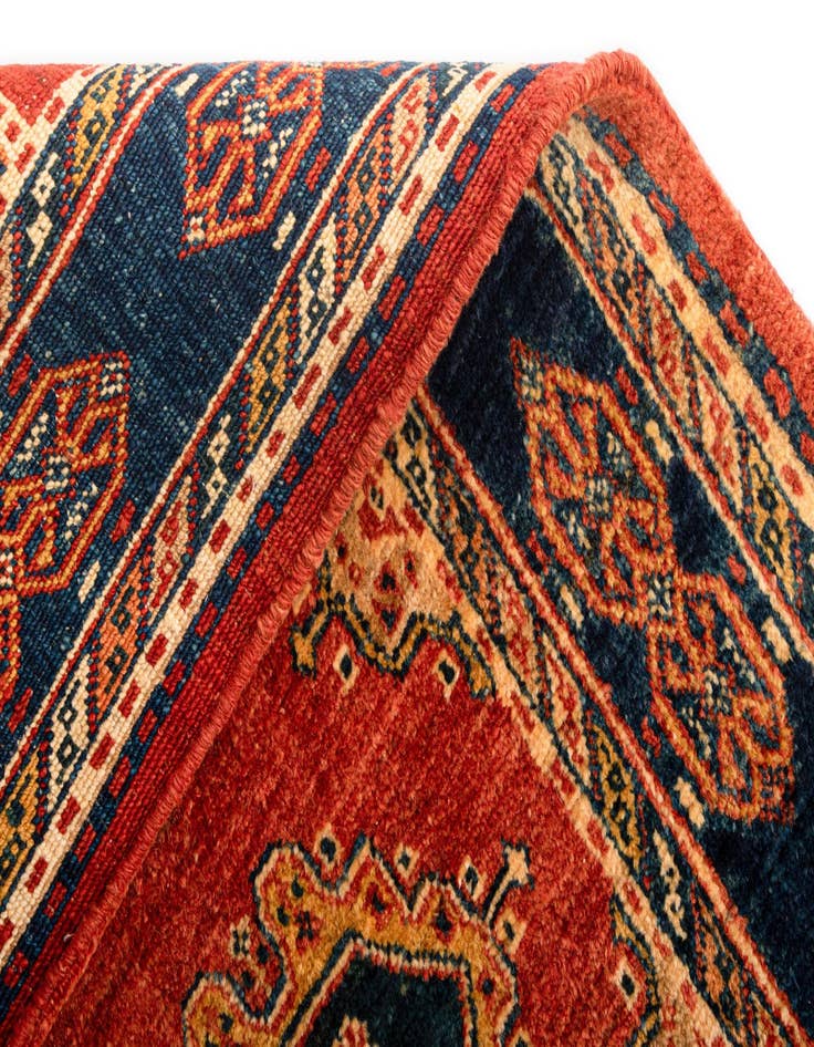 Detail image of 2' 8 x 11' 3 Luribaft Wool Runner Rug