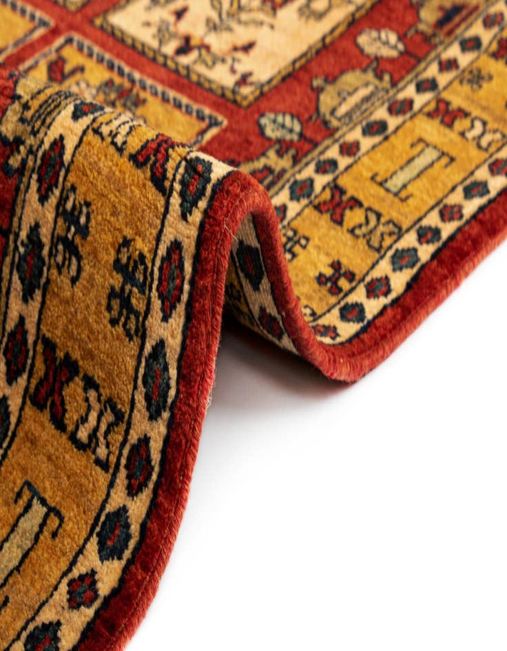 Detail image of 2' 8 x 9' 11 Luribaft Wool Runner Rug