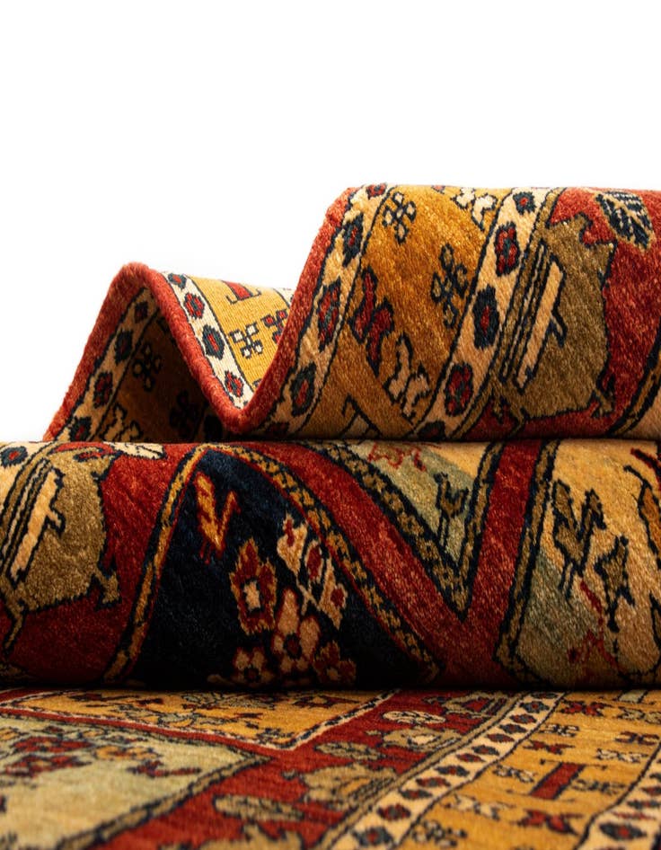 Detail image of 2' 8 x 9' 11 Luribaft Wool Runner Rug