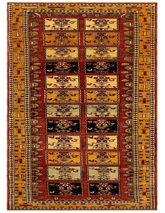 Detail image of 2' 8 x 9' 11 Luribaft Wool Runner Rug