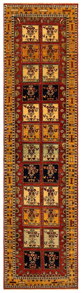 Detail image of 2' 8 x 9' 11 Luribaft Wool Runner Rug