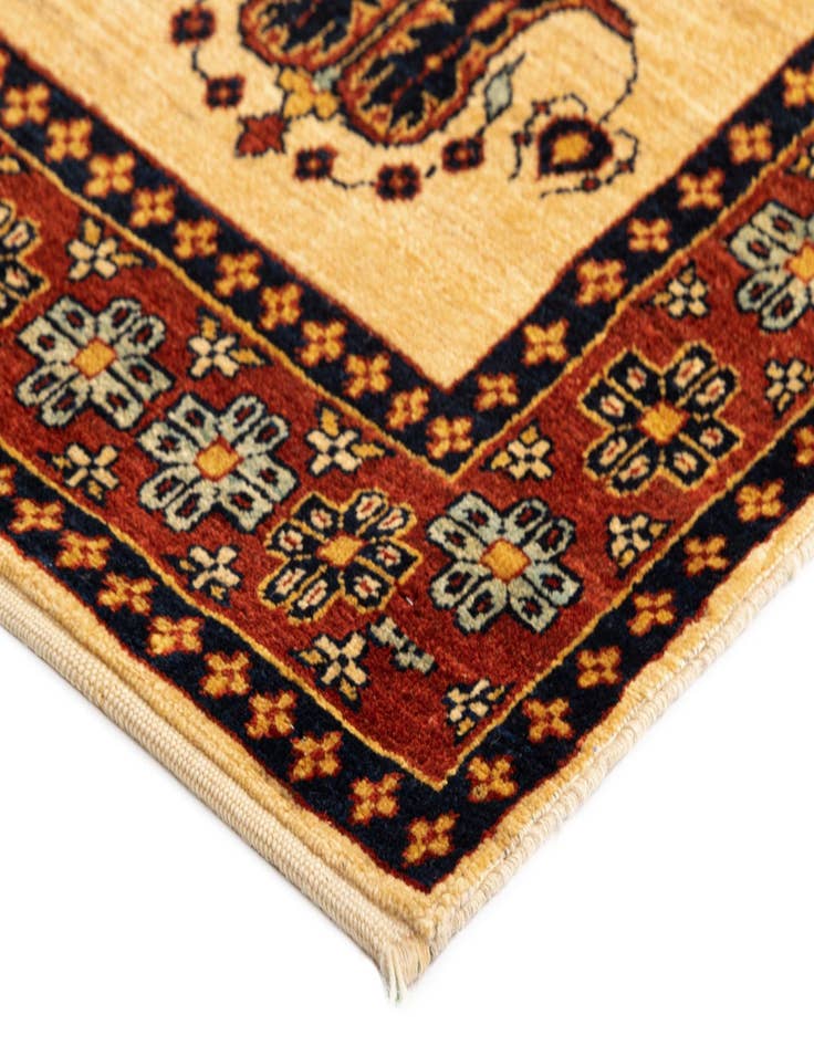 Detail image of 3' x 9' 7 Luribaft Wool Runner Rug