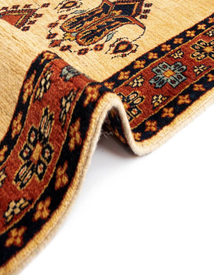 Detail image of 3' x 9' 7 Luribaft Wool Runner Rug