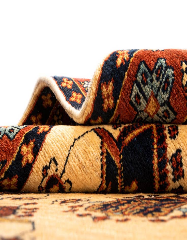 Detail image of 3' x 9' 7 Luribaft Wool Runner Rug