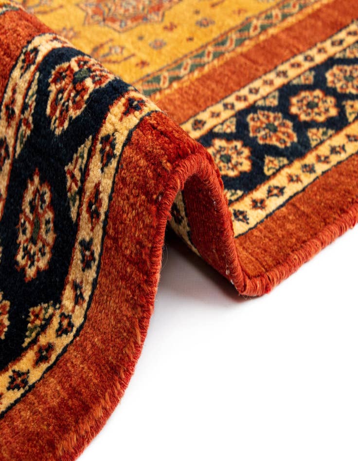 Detail image of 2' 7 x 9' 8 Luribaft Wool Runner Rug