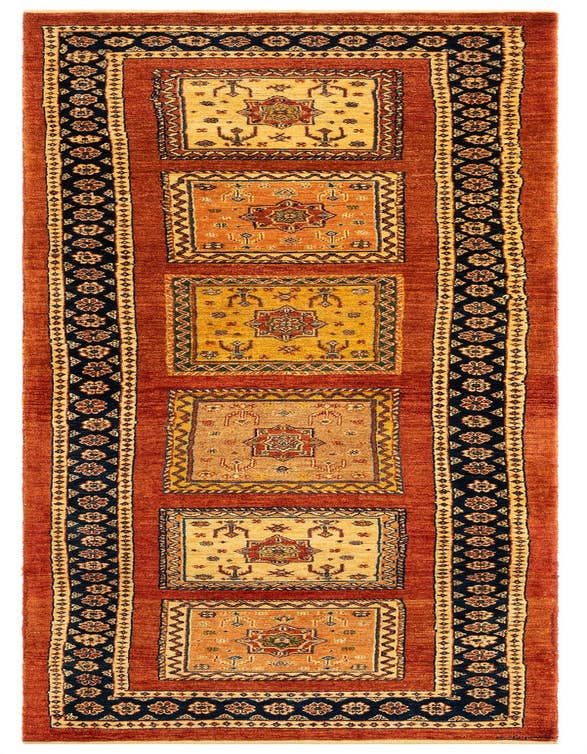 Detail image of 2' 7 x 9' 8 Luribaft Wool Runner Rug