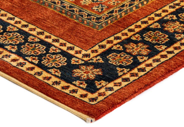 Detailansicht von 85cm x 300cm Luribaft Wolle Läufer Teppich
