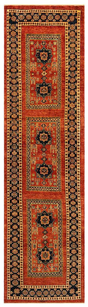 85cm x 300cm Luribaft Wolle Läufer Teppich