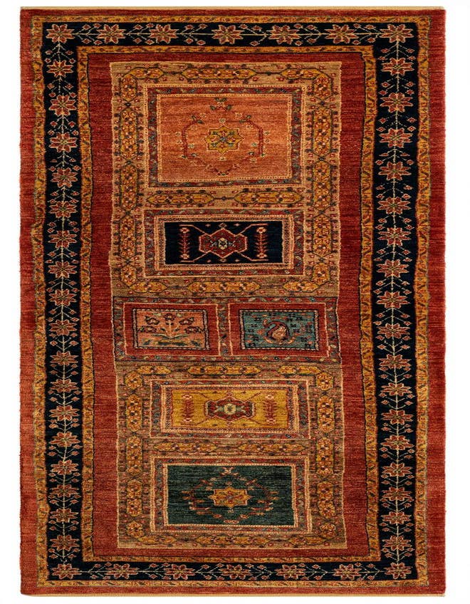 Detail image of 2' 7 x 8' 5 Luribaft Wool Runner Rug