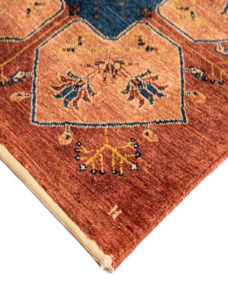 Detail image of 3' 1 x 10' 10 Luribaft Wool Runner Rug