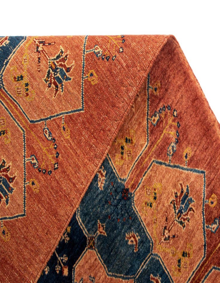 Detail image of 3' 1 x 10' 10 Luribaft Wool Runner Rug