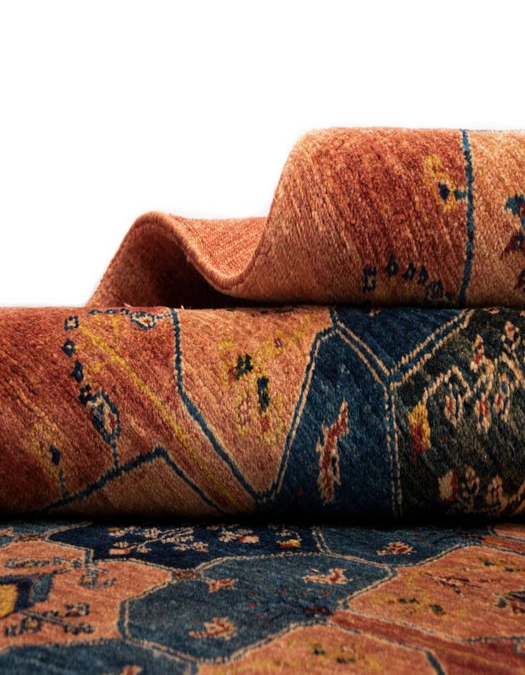 Detail image of 3' 1 x 10' 10 Luribaft Wool Runner Rug