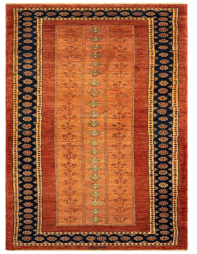 Detail image of 3' x 9' 4 Luribaft Wool Runner Rug