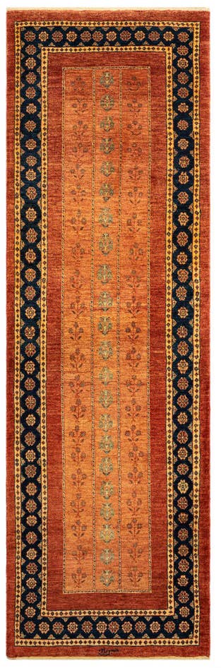 Detail image of 3' x 9' 4 Luribaft Wool Runner Rug