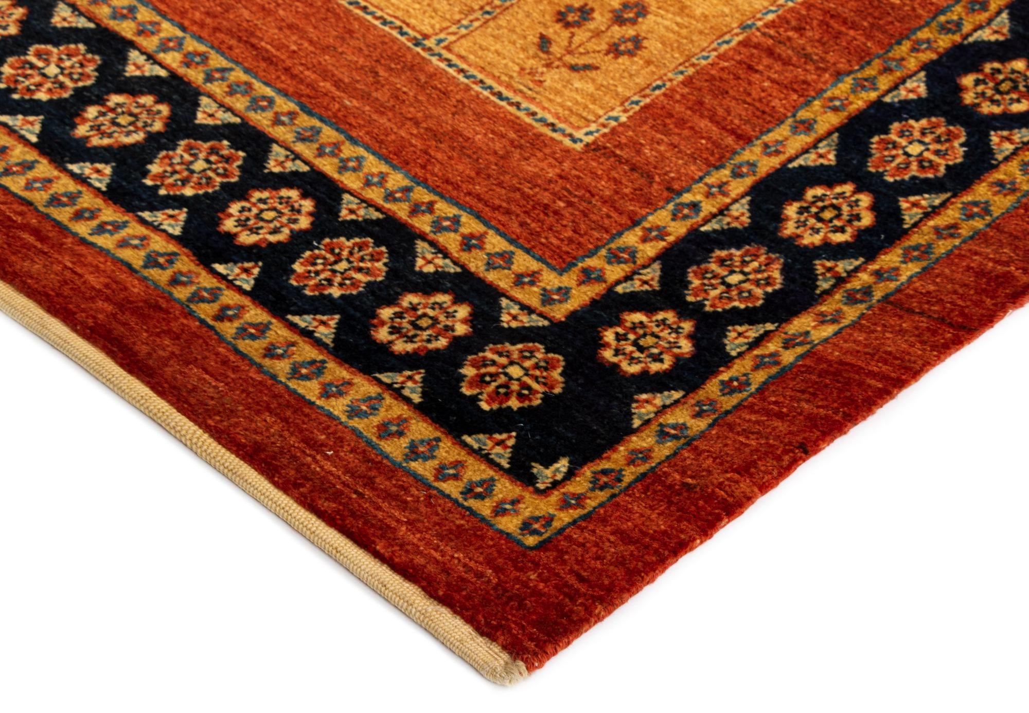 2' 11 x 6' 6 Luribaft Wool Runner Rug
