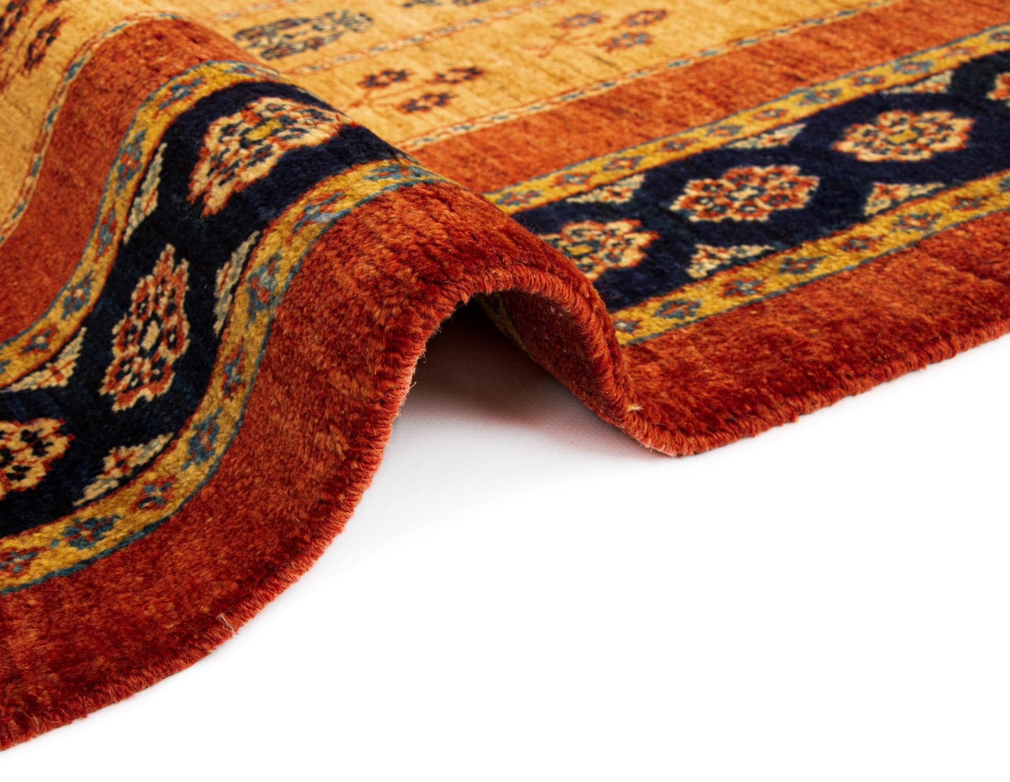 2' 11 x 6' 6 Luribaft Wool Runner Rug