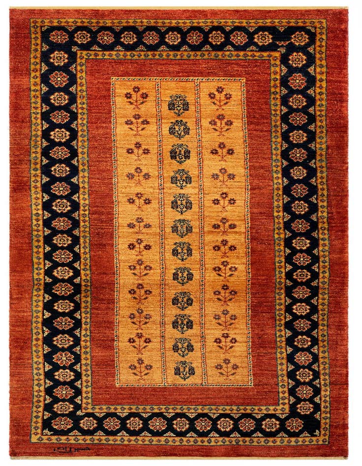 Detail image of 2' 11 x 6' 6 Luribaft Wool Runner Rug