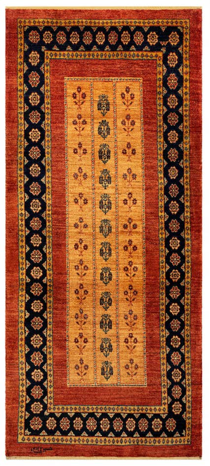 Detail image of 2' 11 x 6' 6 Luribaft Wool Runner Rug