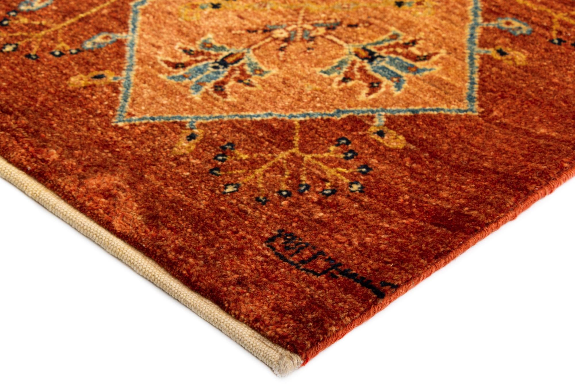 3' x 6' 8 Luribaft Wool Runner Rug