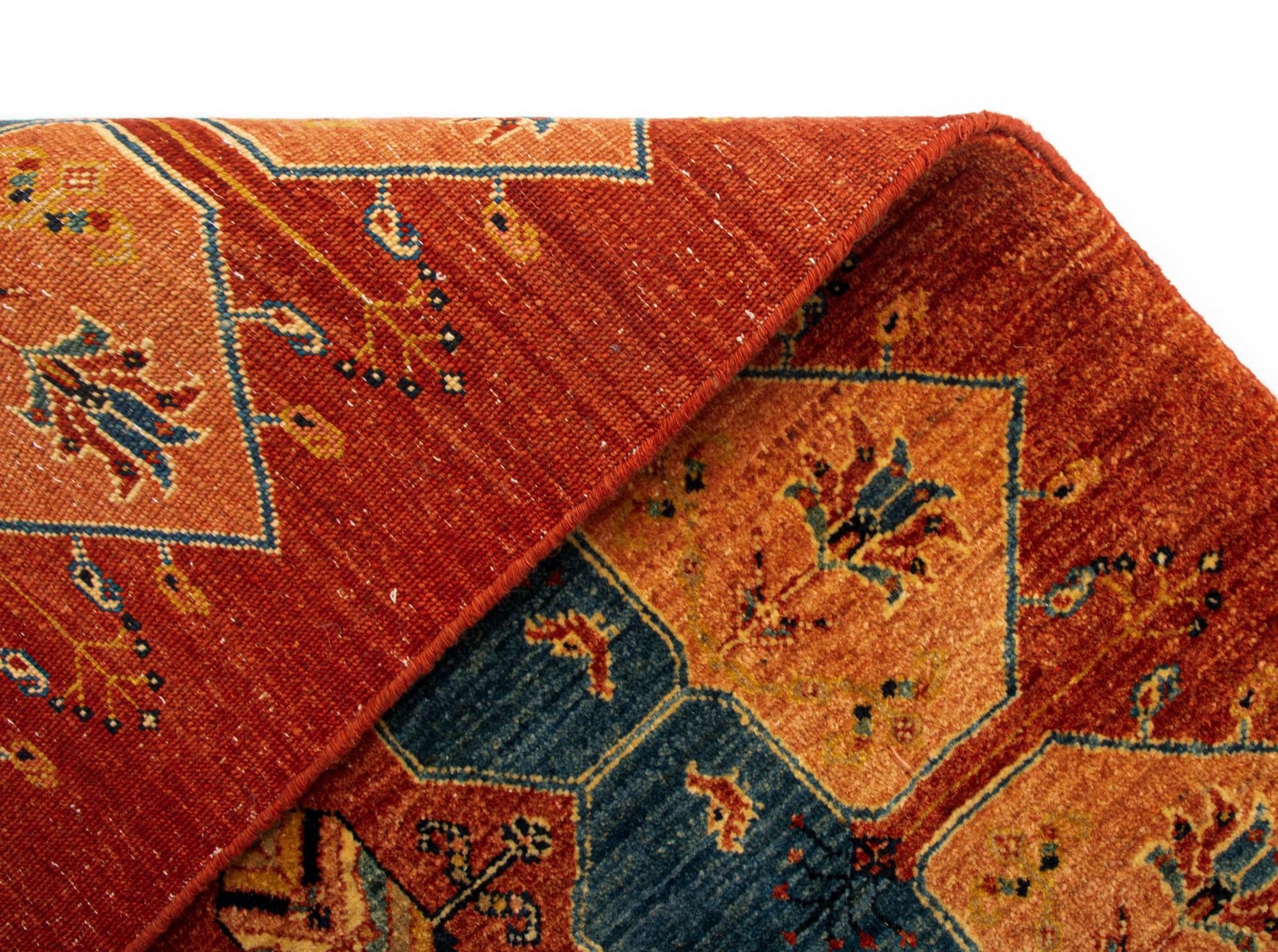 3' x 6' 8 Luribaft Wool Runner Rug