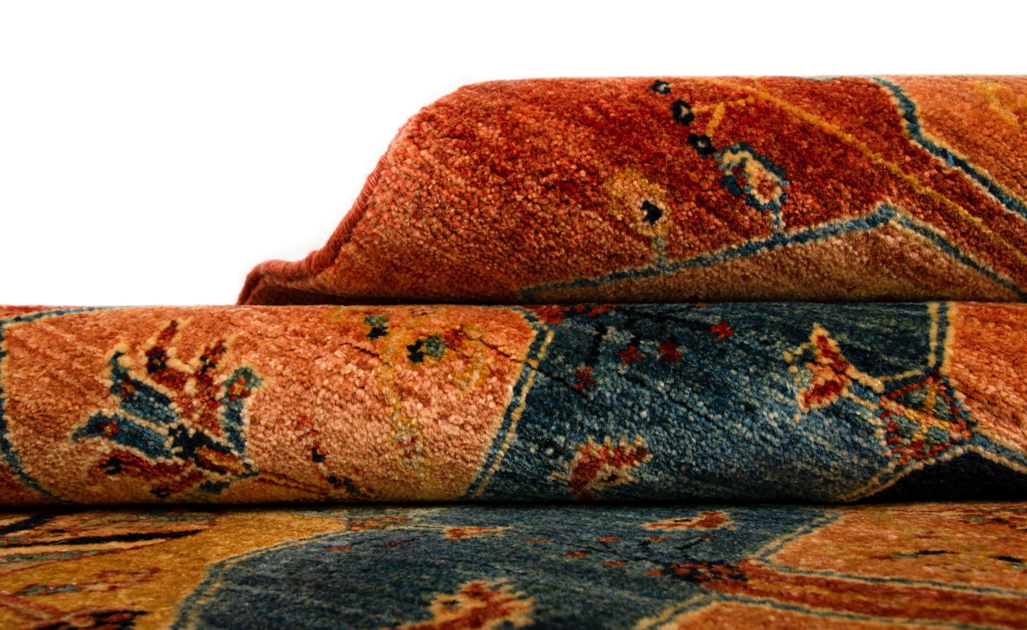 3' x 6' 8 Luribaft Wool Runner Rug