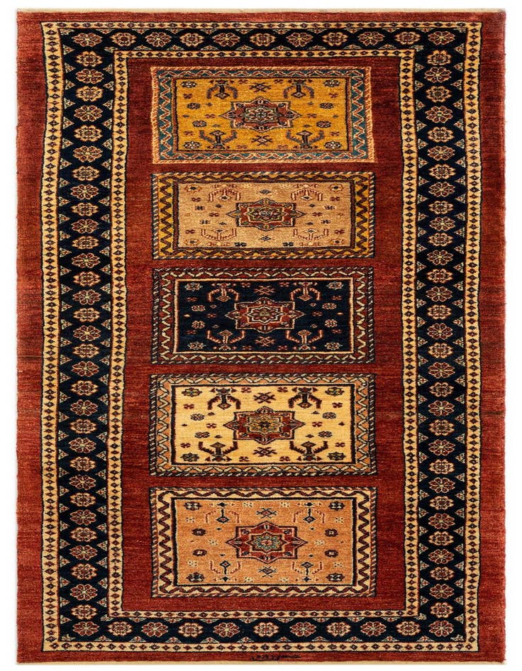 Detail image of 2' 8 x 7' 2 Luribaft Wool Runner Rug
