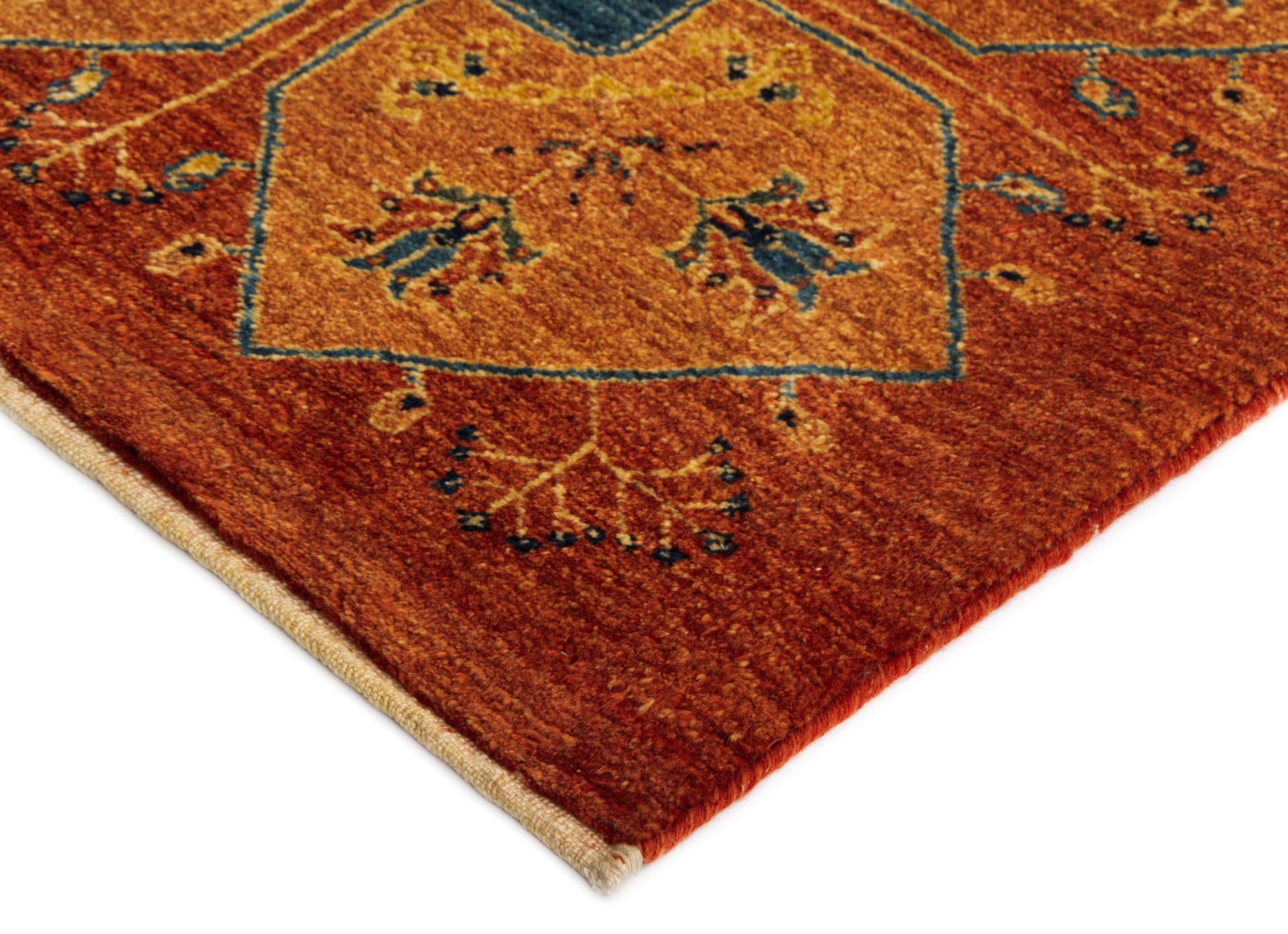 3' x 6' 7 Luribaft Wool Runner Rug