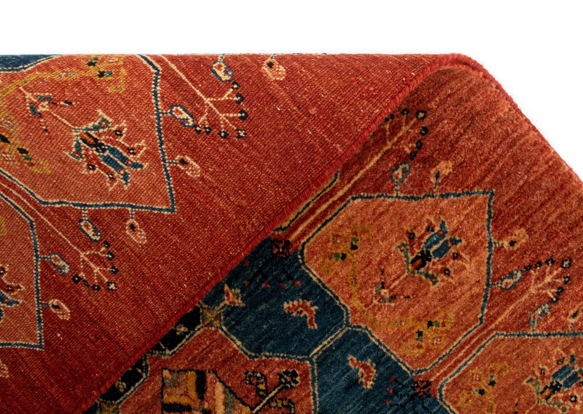 3' x 6' 7 Luribaft Wool Runner Rug