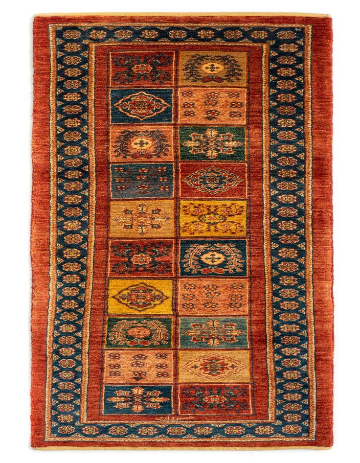 Detail image of 2' 4 x 6' 3 Luribaft Wool Runner Rug