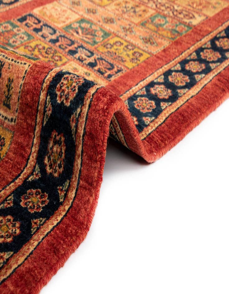 Detail image of 2' 4 x 6' 3 Luribaft Wool Runner Rug