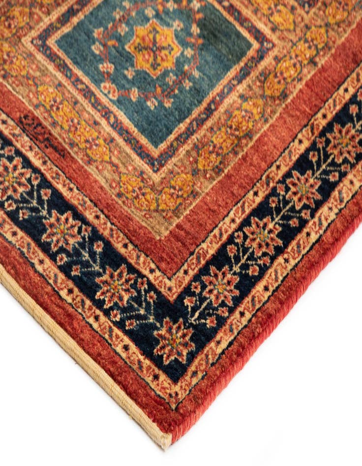 Detail image of 2' 8 x 6' 7 Luribaft Wool Runner Rug